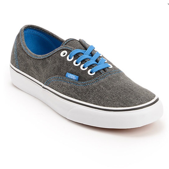 Vans Other - New Vans Authentic Shoe - Washed Black / Blue